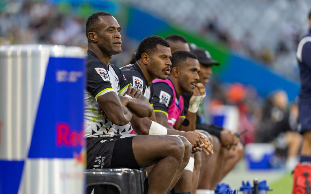 Fiji guys looking stressed as they watch